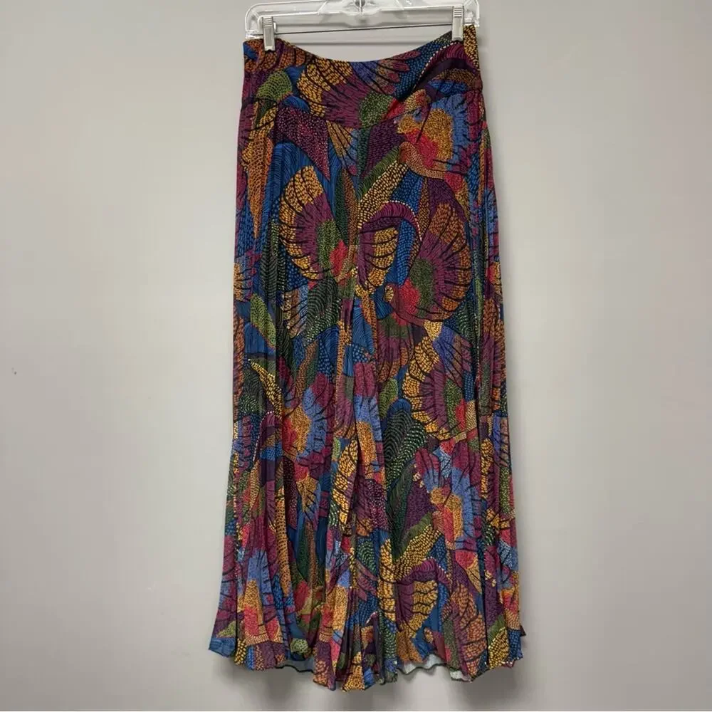 Farm Rio Dotted Macaw Pleated Pants